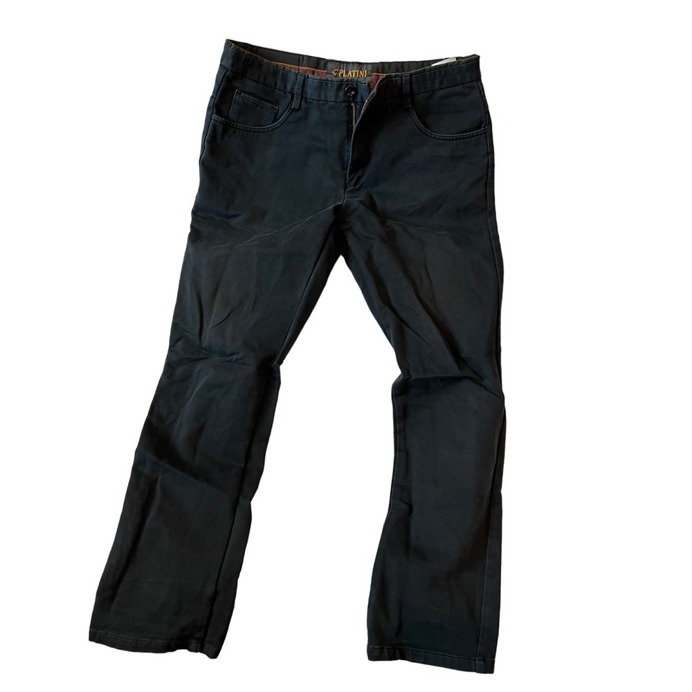 Platini Streetwear Distressed Slim Straight Jeans Mens 31x29